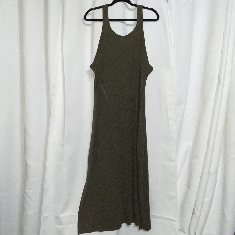 Auden Women's Pullover Sleepwear Tank Top 2XL Olive Green Soft NWT Lightweight - Picture 2 of 6